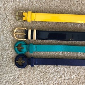 Friendly foursome of belts!